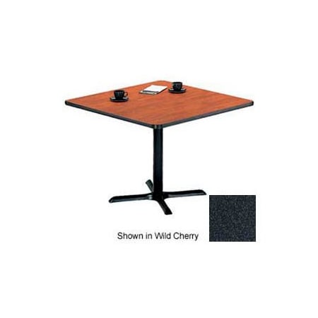 Phoenix Office Furn. Premier Hospitality 24in Square Restaurant Table, Graphite LR2424GHX
